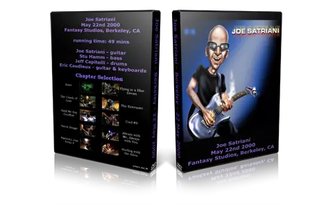 Artwork Cover of Joe Satriani 2000-05-22 DVD Berkeley Proshot