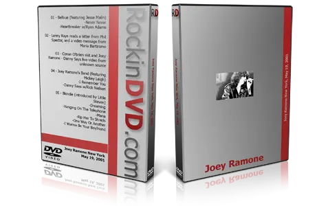 Artwork Cover of Joey Ramone 2001-05-19 DVD New York City Audience