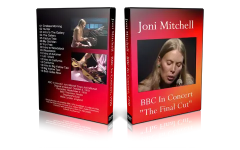 Artwork Cover of Joni Mitchell 1970-09-03 DVD London Proshot