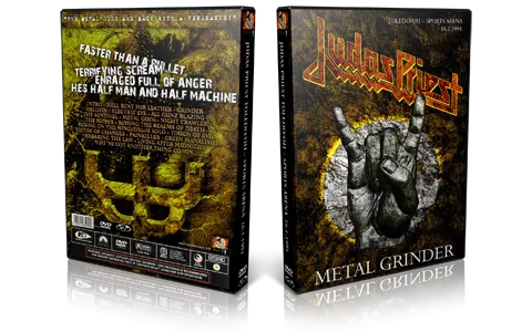 Artwork Cover of Judas Priest 1991-01-16 DVD Toledo Audience