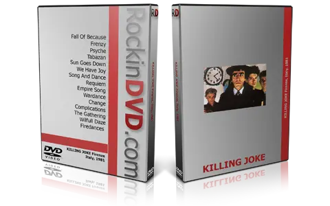 Artwork Cover of Killing Joke Compilation DVD Firenze Audience