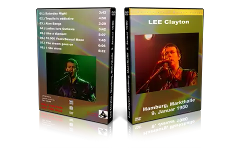 Artwork Cover of Lee Clayton 1980-01-09 DVD Hamburg Proshot
