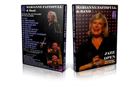 Artwork Cover of Marianne Faithfull 2009-07-22 DVD Stuttgart Proshot