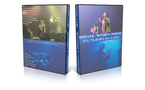 Artwork Cover of Marillion 2002-12-04 DVD Various Audience