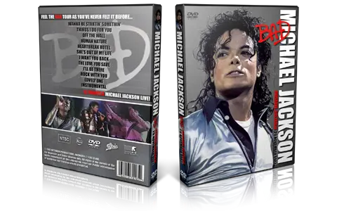 Artwork Cover of Michael Jackson 1987-11-29 DVD Brisbane Proshot