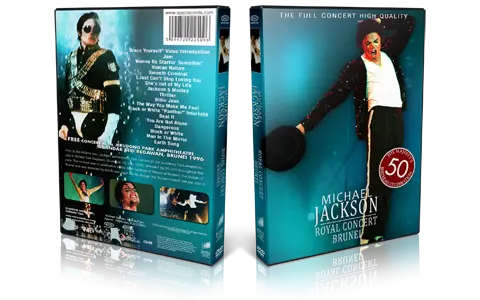 Artwork Cover of Michael Jackson 1996-07-16 DVD Bandar Seri Begawan Proshot