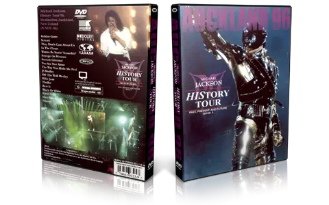Artwork Cover of Michael Jackson 1996-11-09 DVD Auckland Proshot