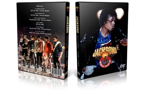 Artwork Cover of Michael Jackson Compilation DVD Victory Tour 1984 Proshot