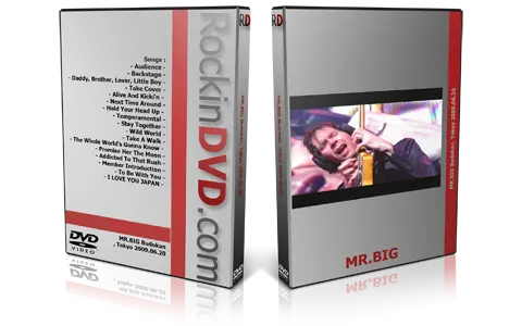 Artwork Cover of Mr Big 2009-06-20 DVD Tokyo Proshot