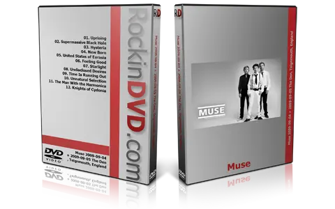 Artwork Cover of Muse Compilation DVD Teignmouth 2009 Proshot