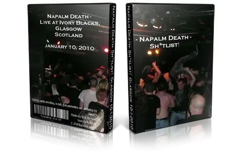 Artwork Cover of Napalm Death 2010-01-10 DVD Glasgow Audience