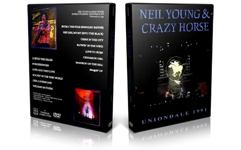 Artwork Cover of Neil Young 1991-02-22 DVD Uniondale Audience
