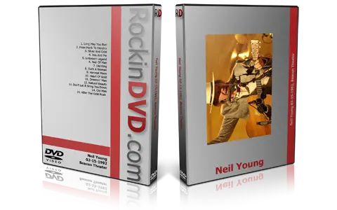 Artwork Cover of Neil Young 1992-02-15 DVD New York City Audience