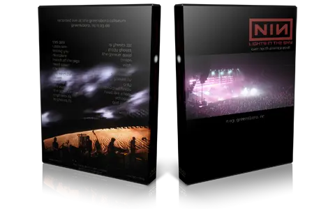 Artwork Cover of Nine Inch Nails 2008-11-03 DVD Greensboro Audience