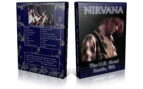Artwork Cover of Nirvana 1991-04-17 DVD Seattle Audience