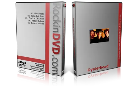 Artwork Cover of Oysterhead 2001-10-27 DVD Hollywood Proshot