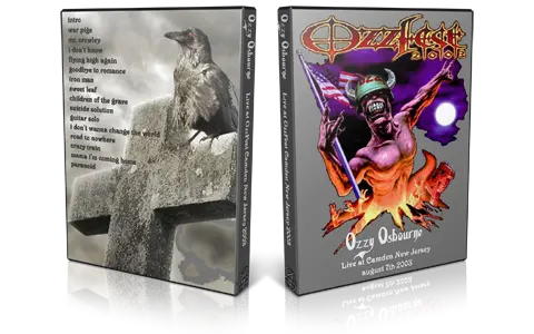 Artwork Cover of Ozzy Osbourne 2003-08-07 DVD Various Proshot
