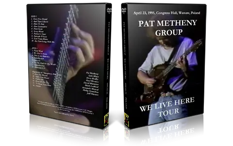 Artwork Cover of Pat Metheny 1995-04-23 DVD Warsaw Proshot