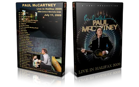 Artwork Cover of Paul McCartney 2009-07-11 DVD Halifax Proshot