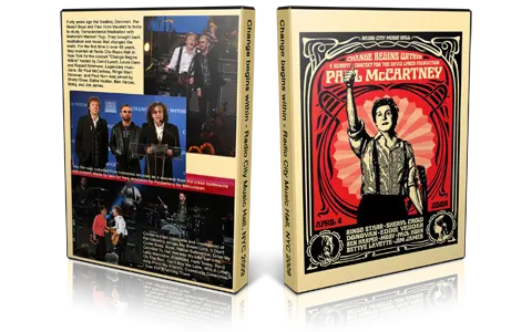 Artwork Cover of Paul McCartney Compilation DVD Cosmically Conscious Audience