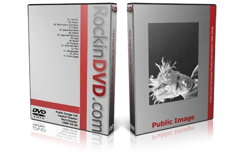 Artwork Cover of Public Image Ltd 1989-10-04 DVD Port Chester Audience