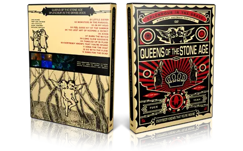 Artwork Cover of Queens Of The Stone Age 2005-07-24 DVD Byron Bay Proshot