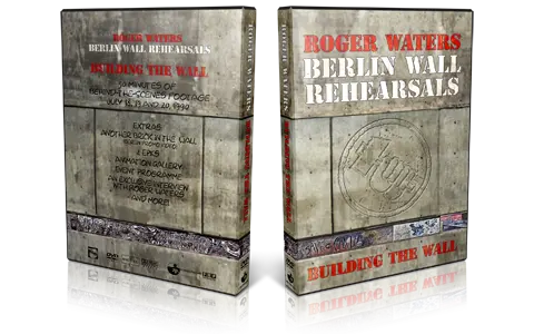 Artwork Cover of Roger Waters Compilation DVD July 1990 Berlin Rehearsals Audience