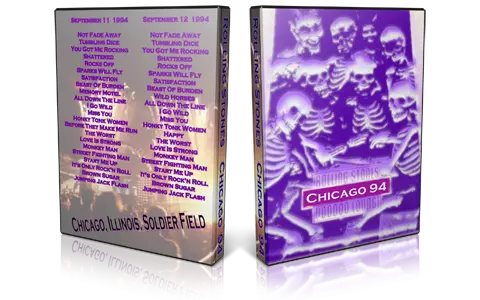 Artwork Cover of Rolling Stones 1994-09-11 DVD Chicago Audience