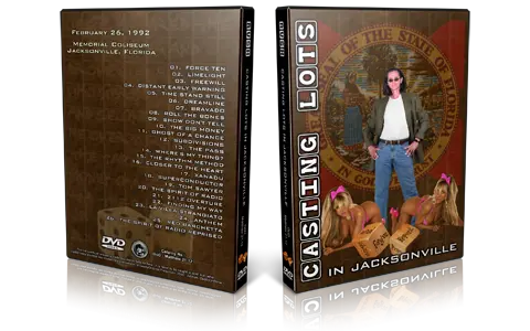 Artwork Cover of Rush 1992-02-26 DVD Jacksonville Audience