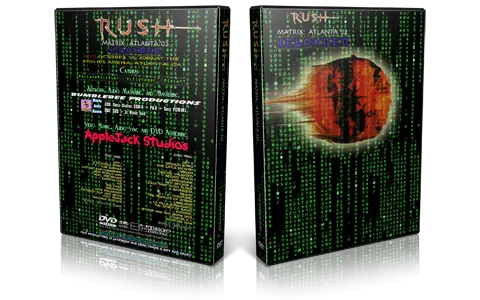 Artwork Cover of Rush 2002-10-13 DVD Atlanta Audience