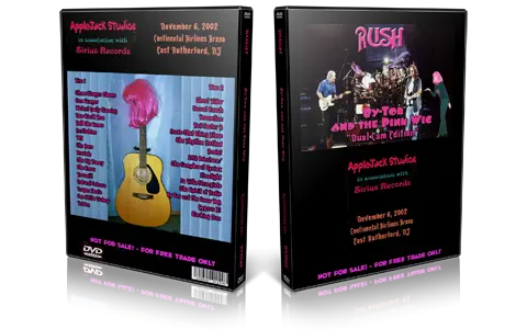 Artwork Cover of Rush 2002-11-06 DVD East Rutherford Audience