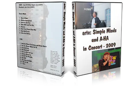 Artwork Cover of Simple Minds 2009-08-06 DVD Schloss Engers Proshot