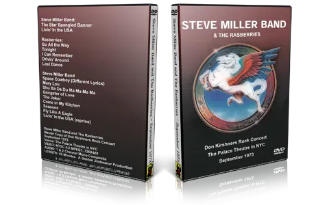 Artwork Cover of Steve Miller Compilation DVD September 1973 Proshot