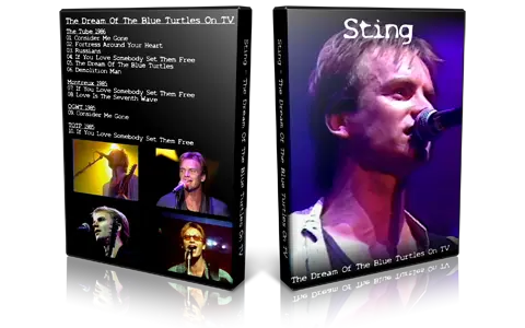 Artwork Cover of Sting Compilation DVD The Dream Of The Blue Turtles On TV Proshot