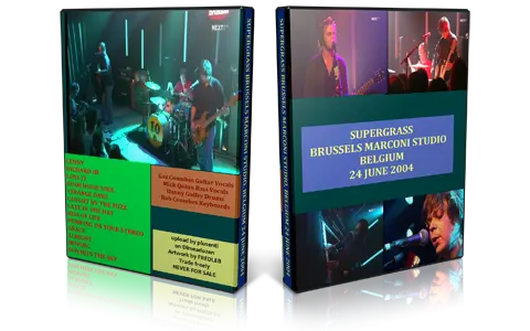 Artwork Cover of Supergrass 2004-06-24 DVD Brussels Proshot