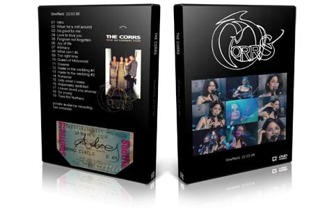 Artwork Cover of The Corrs 1998-03-22 DVD Sheffield Audience