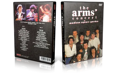 Artwork Cover of The Ronnie Lane Appeal for ARMS 1983-12-09 DVD New York City Proshot
