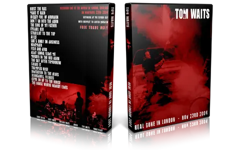 Artwork Cover of Tom Waits 2004-11-23 DVD London Audience