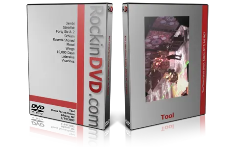 Artwork Cover of Tool 2007-07-14 DVD Albany Audience