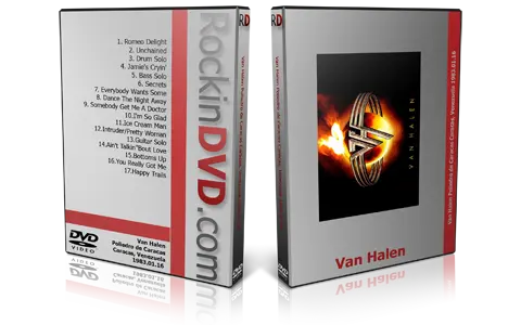 Artwork Cover of Van Halen 1983-01-16 DVD Caracas Proshot