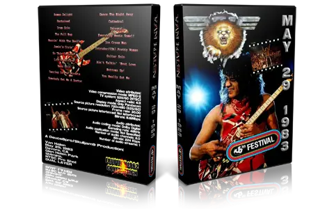 Artwork Cover of Van Halen 1983-05-29 DVD Devore Proshot