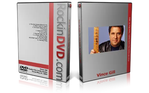Artwork Cover of Vince Gill 2003-05-27 DVD Austin Proshot