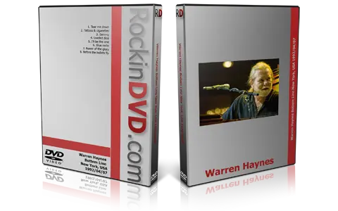 Artwork Cover of Warren Haynes 1992-04-07 DVD New York City Proshot