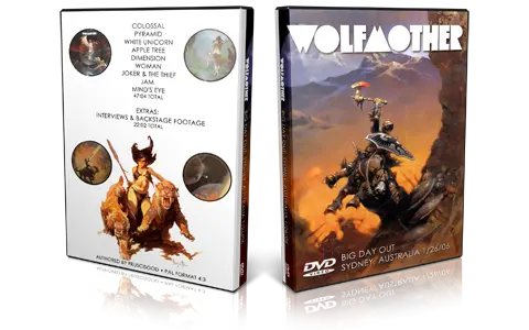 Artwork Cover of Wolfmother 2006-01-26 DVD Sydney Proshot