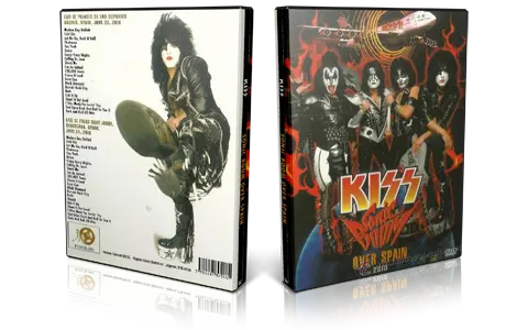 Artwork Cover of KISS 2010-06-22 DVD Madrid Audience