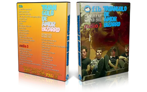 Artwork Cover of Triangulo de Amor Bizarro Compilation DVD Compilado en Directo 2010-2011 Proshot