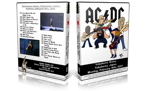 Artwork Cover of ACDC 2001-02-19 DVD Yokohama Audience
