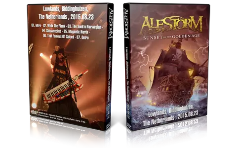 Artwork Cover of Alestorm 2015-08-23 DVD Biddinghuizen Proshot