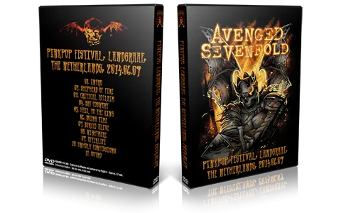 Artwork Cover of Avenged Sevenfold 2014-06-09 DVD Pinkpop Proshot