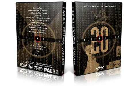 Artwork Cover of Aztec Camera 1984-09-09 DVD Madrid Proshot